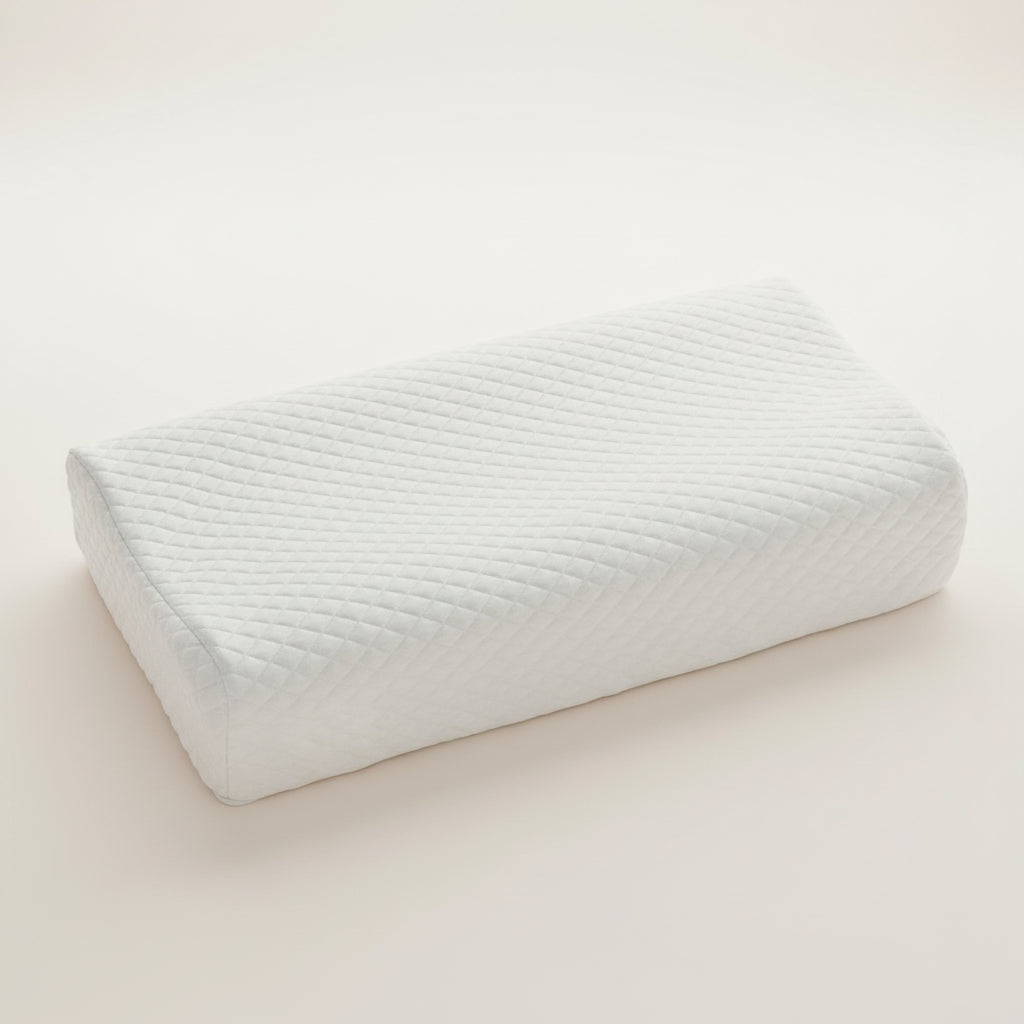 Luxupur ErgoPillow ergonomisches Premium Nackenkissen Bezugstoff Detailansicht
