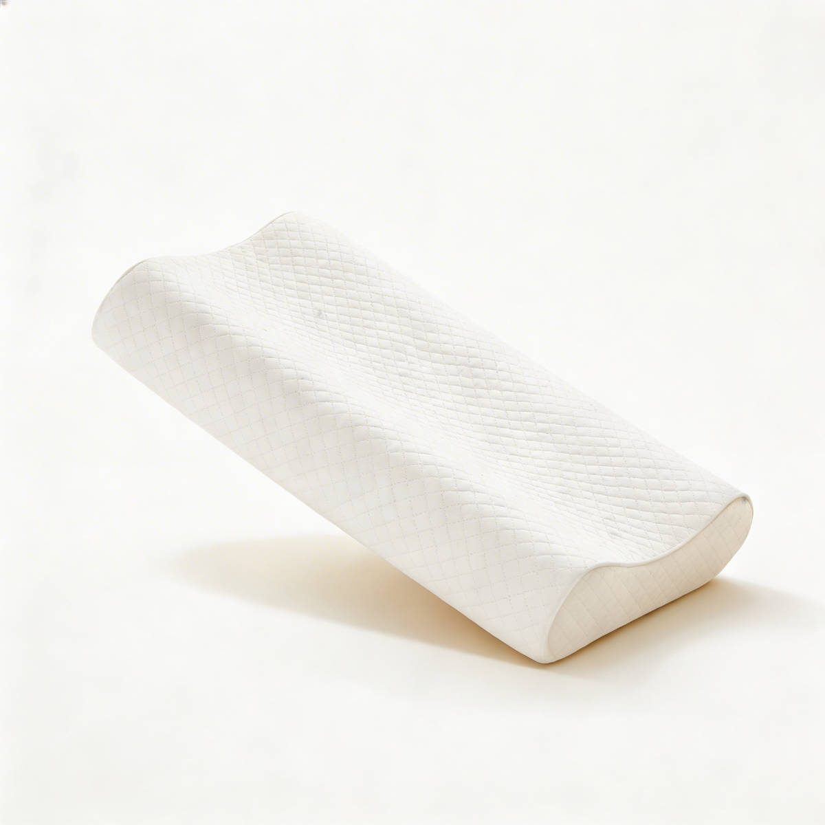 Luxupur ErgoPillow ergonomisches Premium Nackenkissen konturierte Form Seitenansicht
