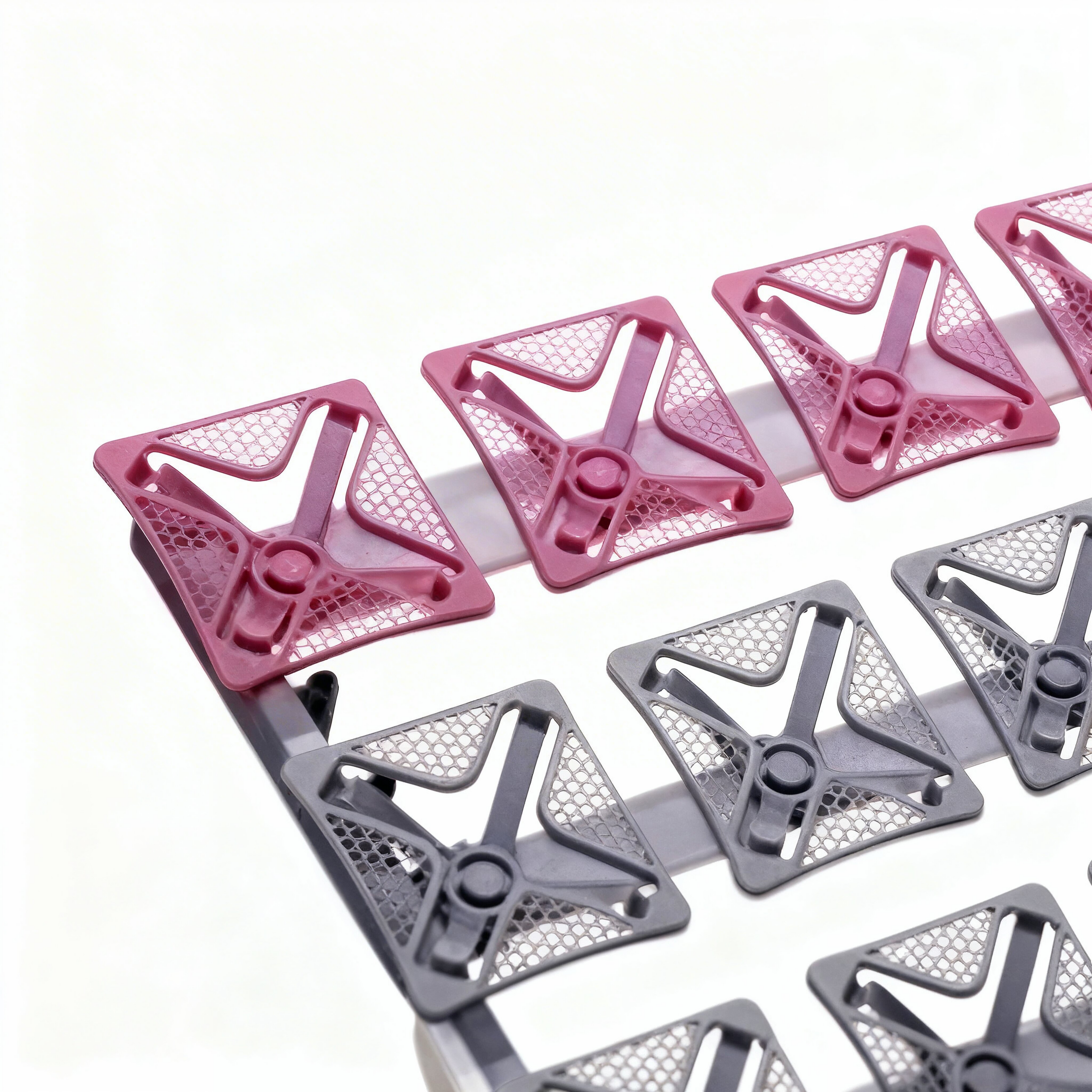 Luxupur® OrthoFlex Premium Tellerlattenrost Detailansicht der punktelastischen Tellerelemente