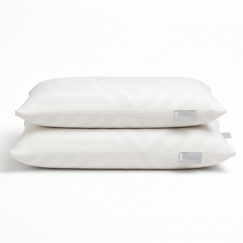 Luxupur OrthoPillow ergonomisches Premium Nackenkissen in zwei wählbaren Höhen 9 und 13 cm

