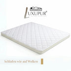 Luxupur OrthoTop Topper mit Markenlogo Luxupur by Wolken Matratzen, Premium-Topper gefertigt in Deutschland

